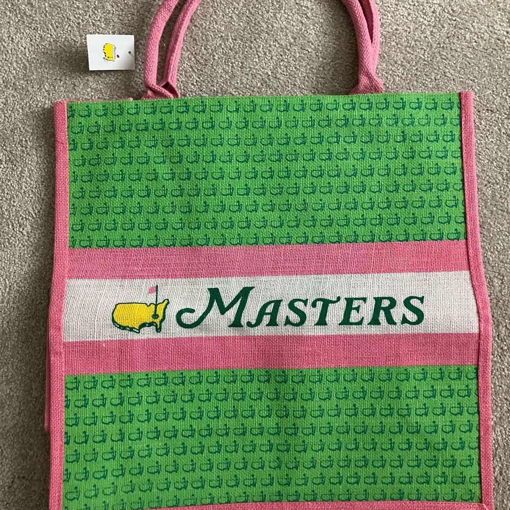 Masters Tournament Golf Jute Tote Bag
